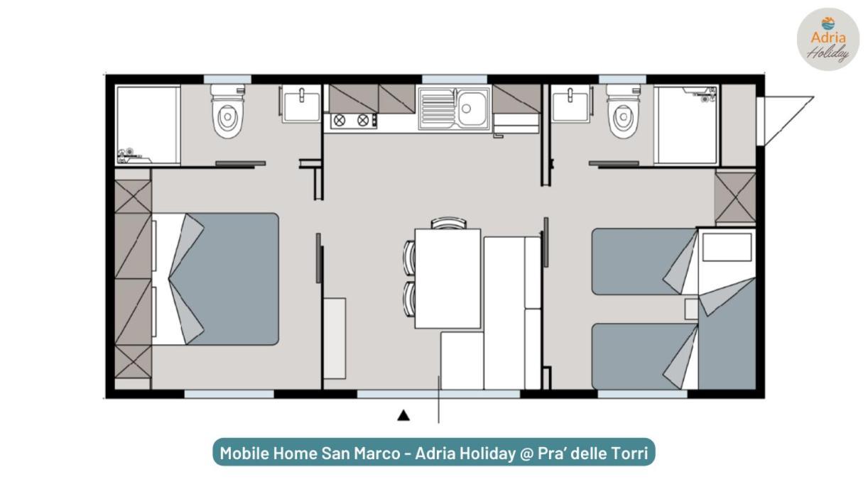 Pra' Delle Torri - Adria Holiday Mobile Homes Каорле Екстер'єр фото