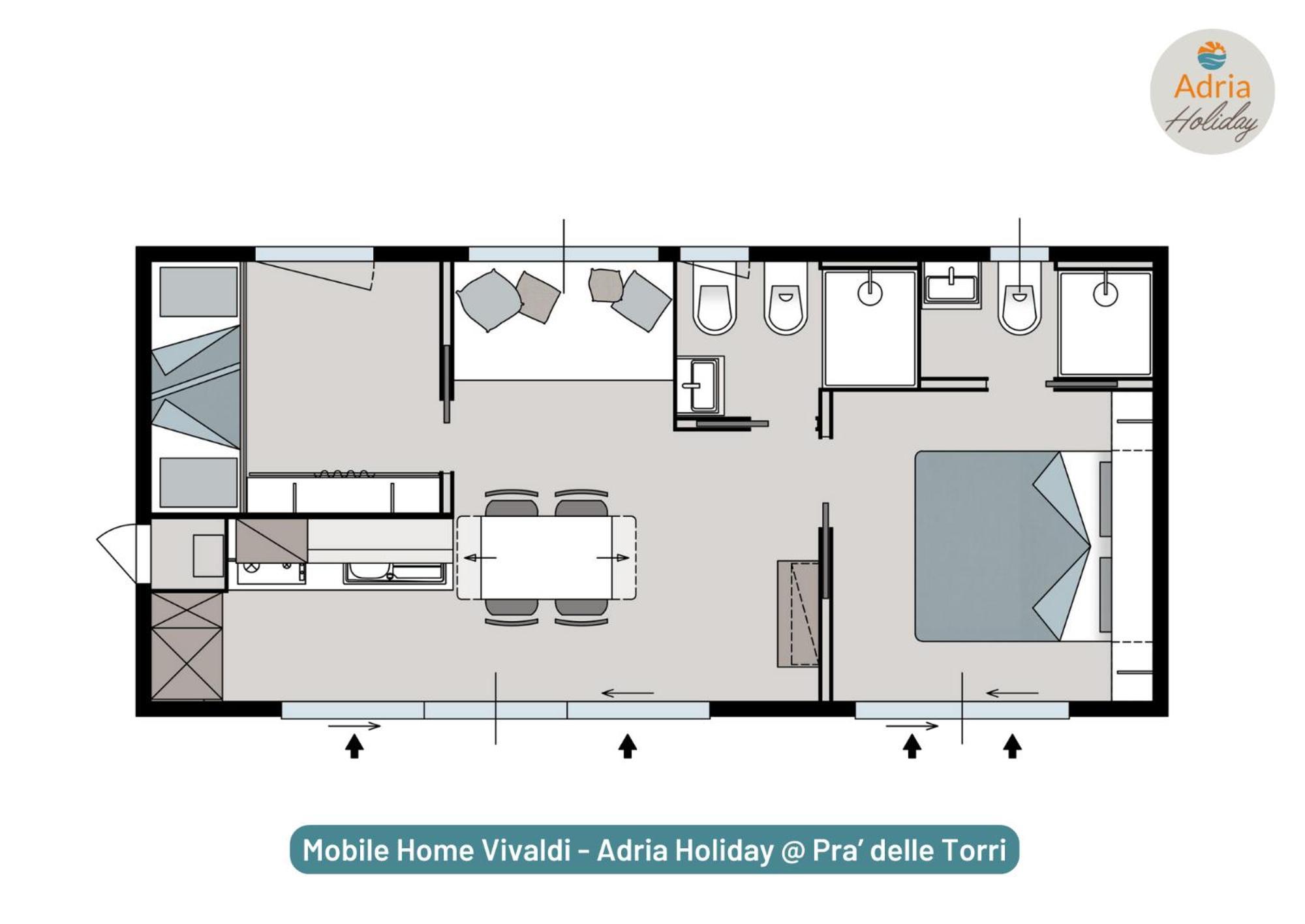 Pra' Delle Torri - Adria Holiday Mobile Homes Каорле Екстер'єр фото