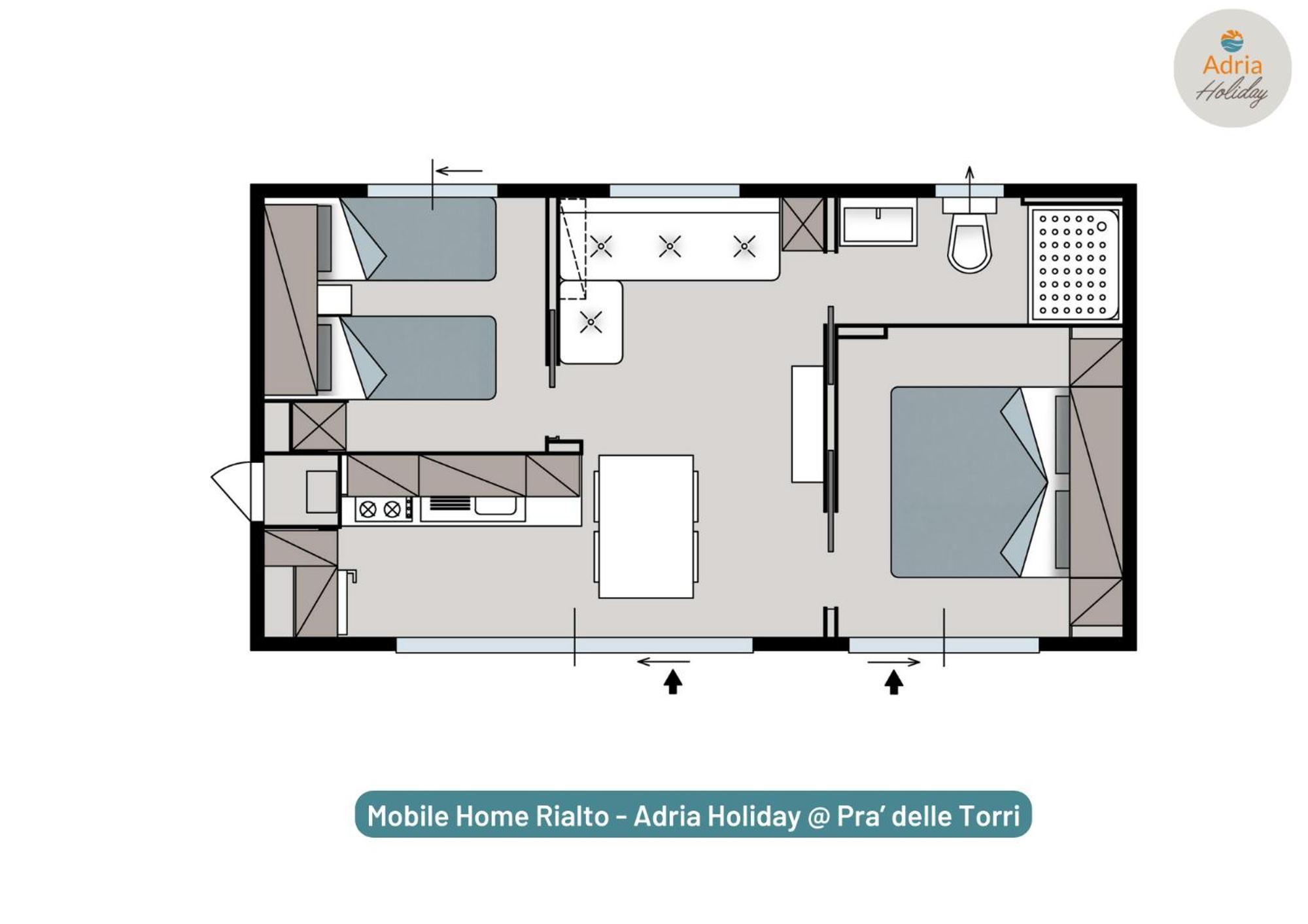 Pra' Delle Torri - Adria Holiday Mobile Homes Каорле Екстер'єр фото